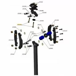 Cane Creek Sattelst&uuml;tze Ersatzteile DU Bearing Yellow Zinc, 06DP06